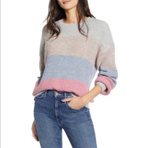 Cupcakes And Cashmere Elaine Striped Pullover Size Small